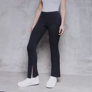 Women's Gray Flare Leggings